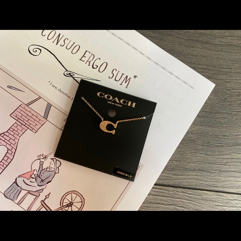Coach C necklace